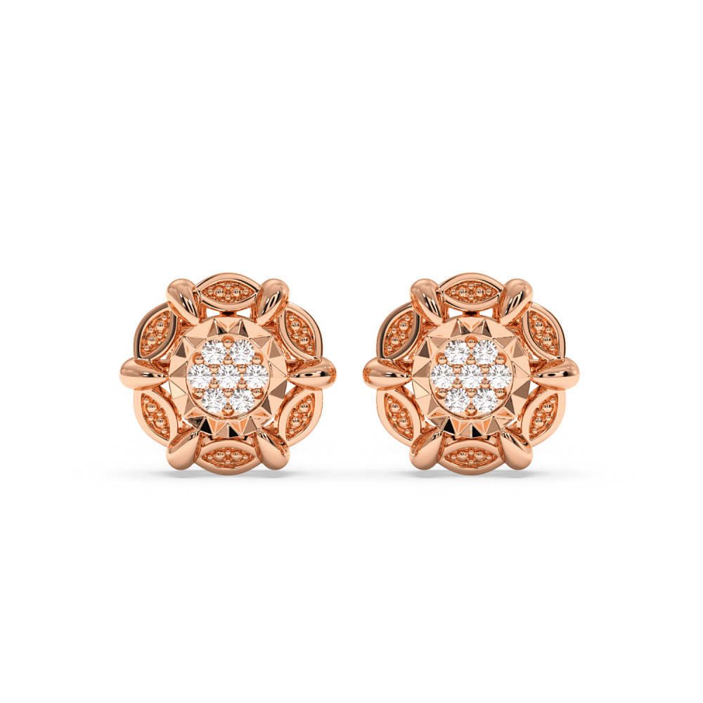 Cercei cu Diamante de 0.12ct