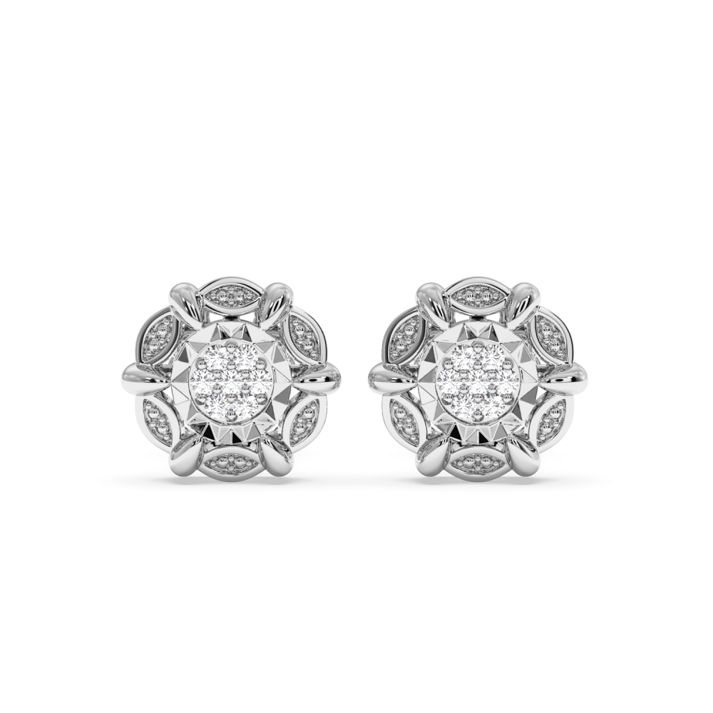 Cercei cu Diamante de 0.12ct