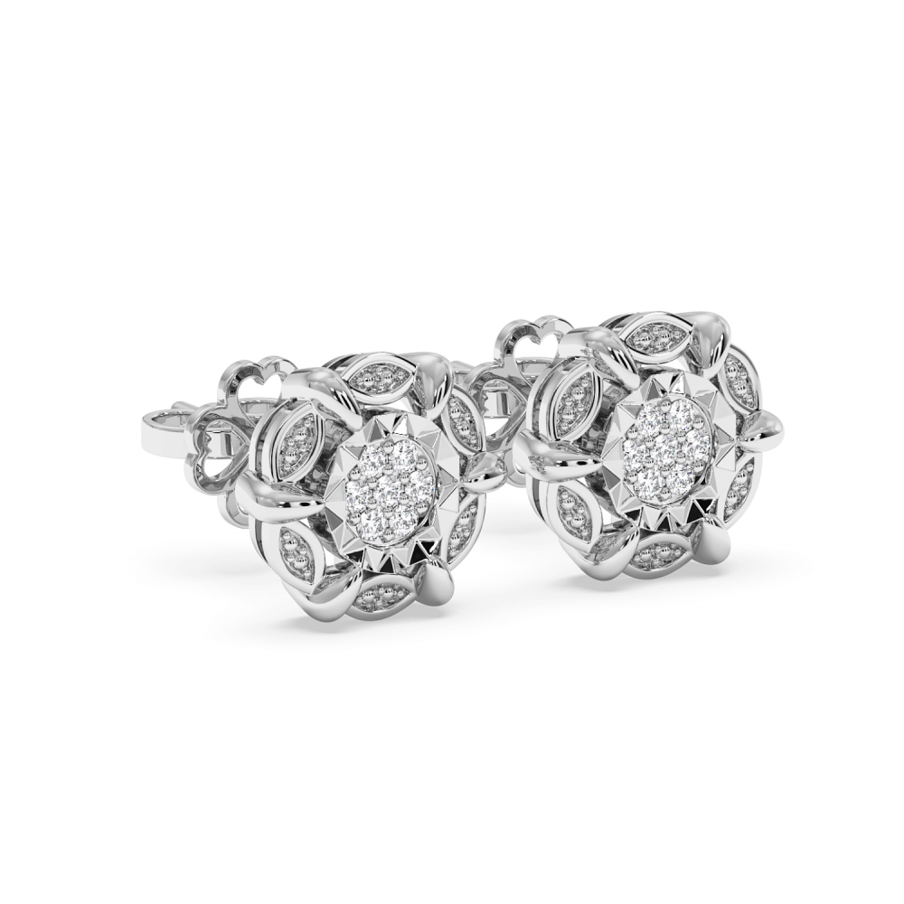 Cercei cu Diamante de 0.12ct