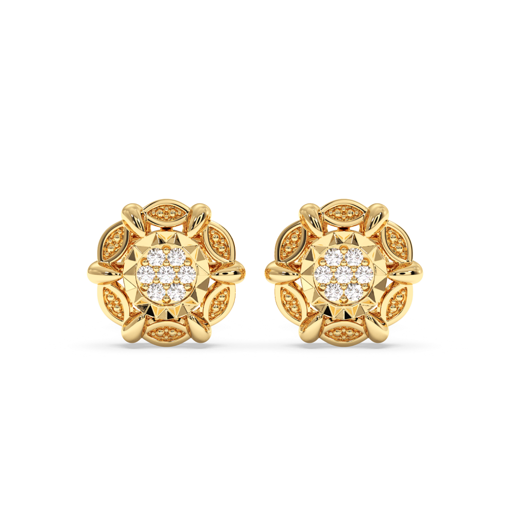 Cercei cu Diamante de 0.12ct