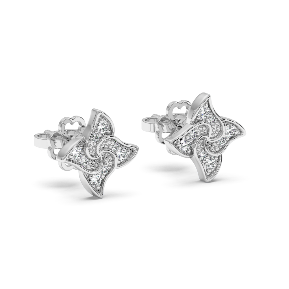 Cercei cu Diamante de 0.13ct