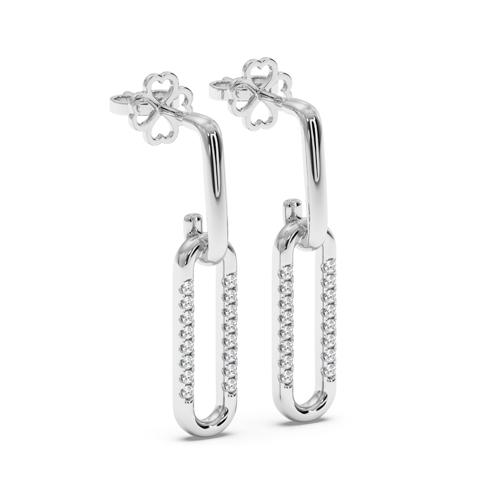 Cercei cu diamante de 0.19ct