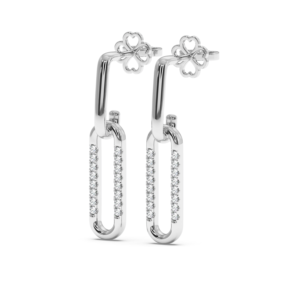 Cercei cu diamante de 0.19ct