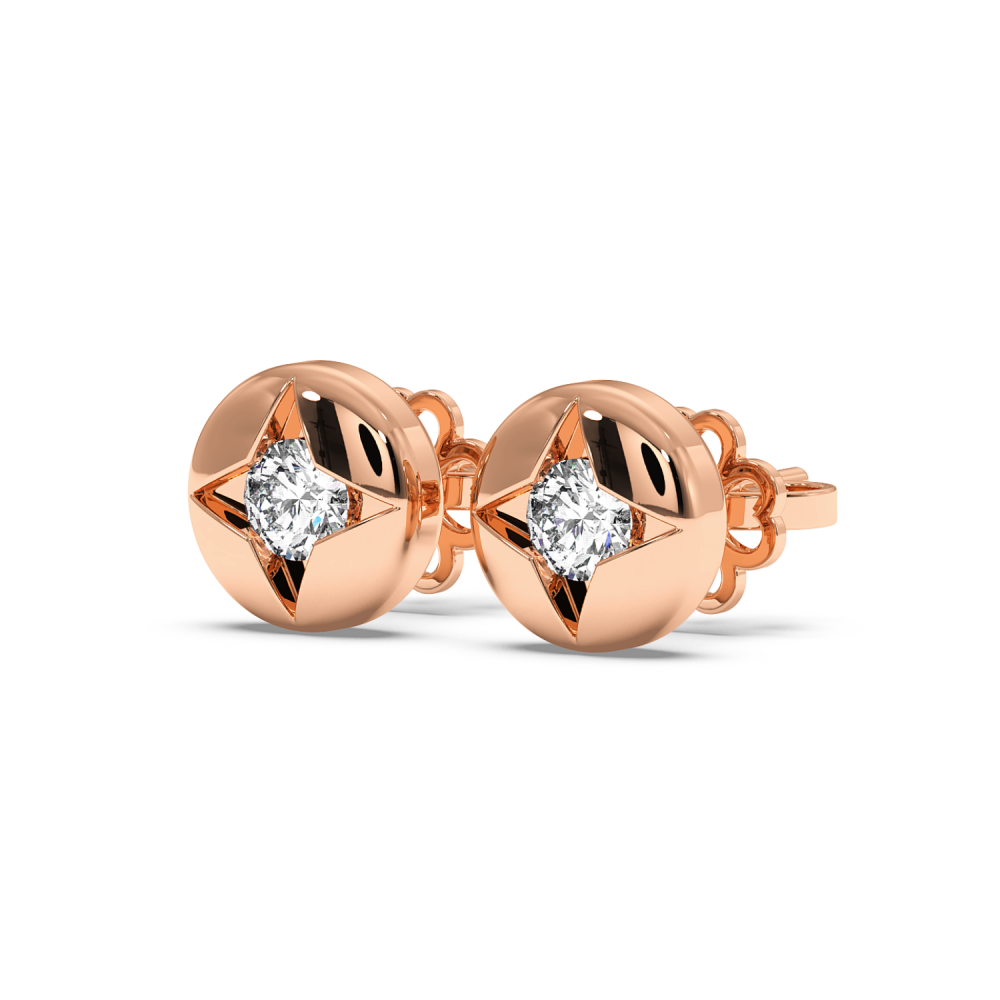 Cercei cu Diamante de 0.19ct