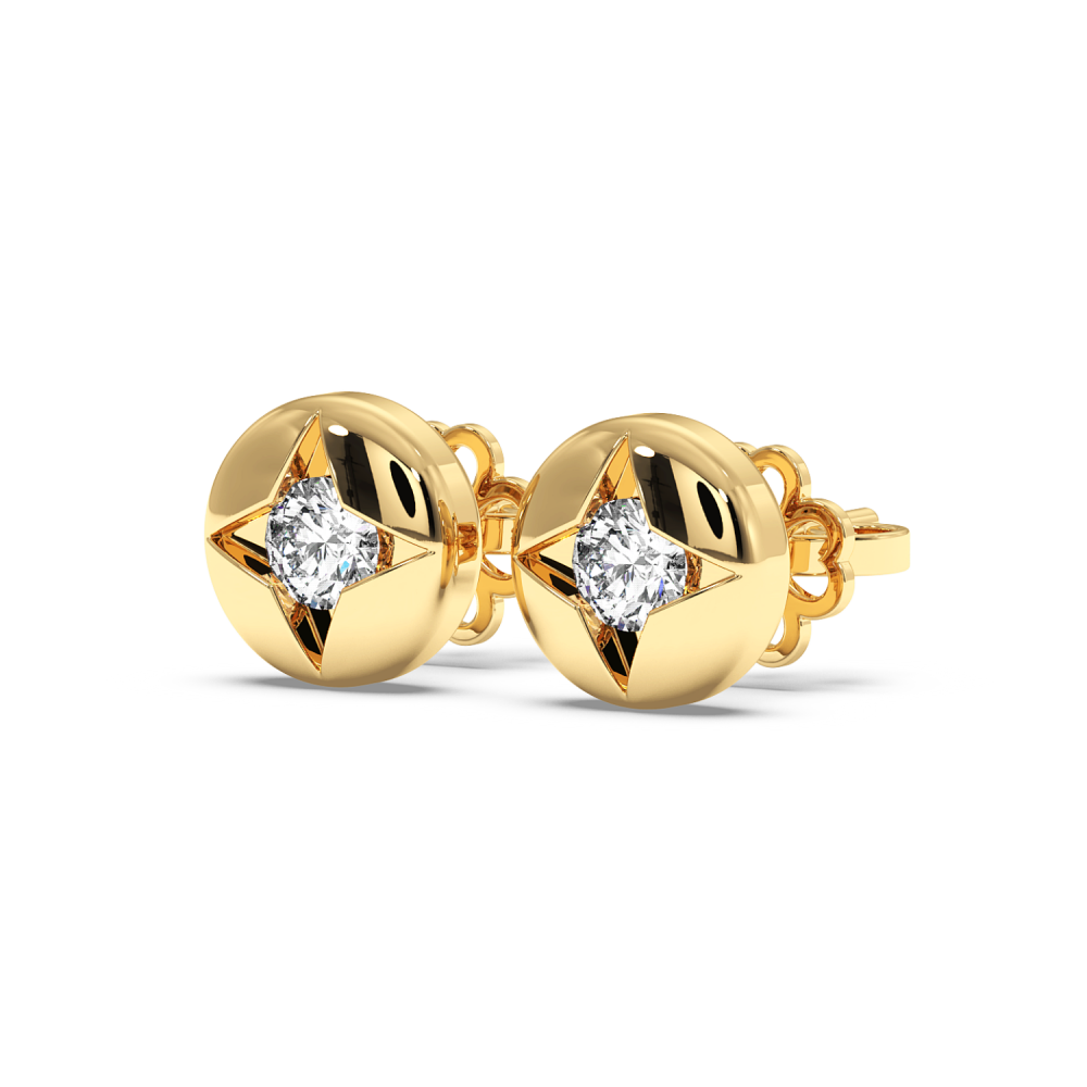 Cercei cu Diamante de 0.19ct