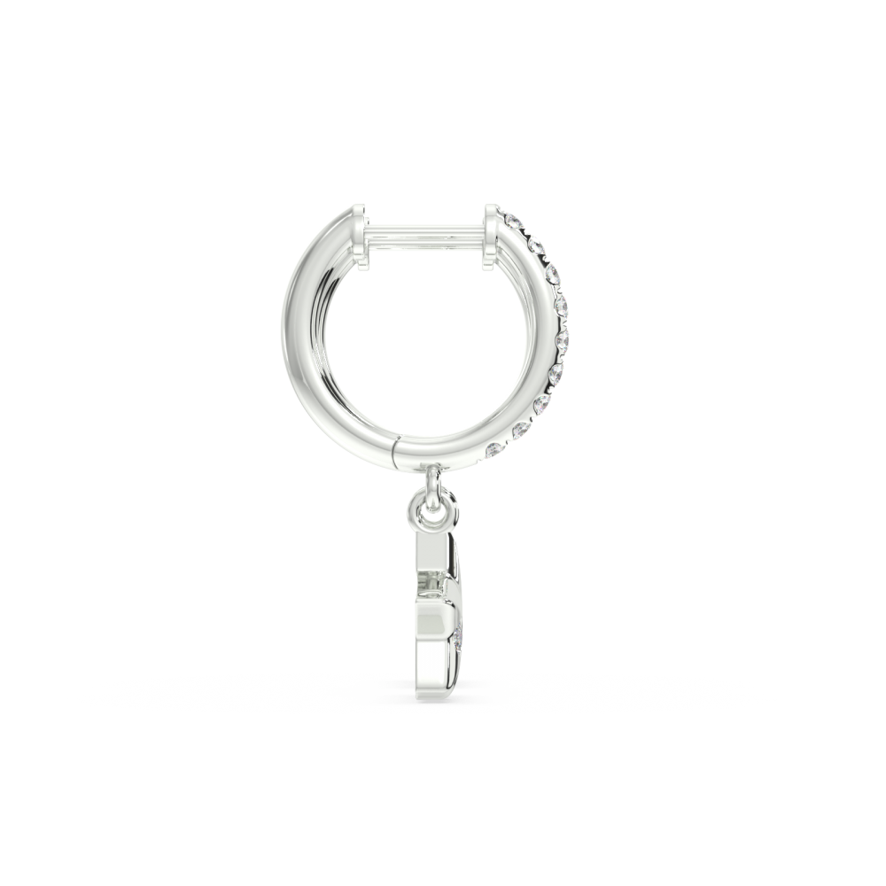 Cercei cu diamante de 0.23 ct