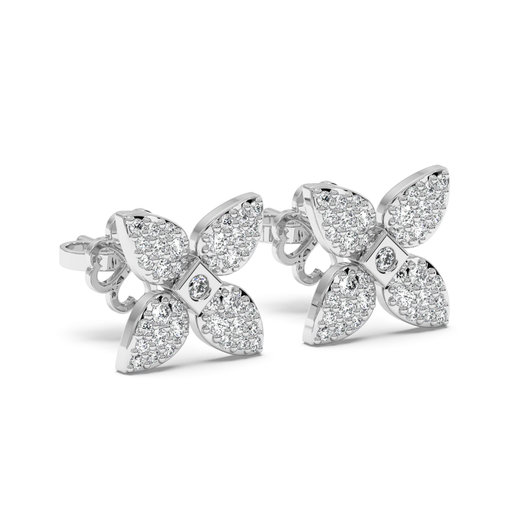 Cercei cu diamante de 0.43ct