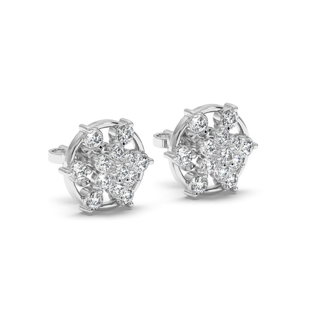 Cercei cu Diamante de 0.87ct