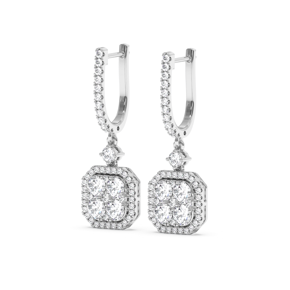 Cercei cu Diamante de 1.09ct