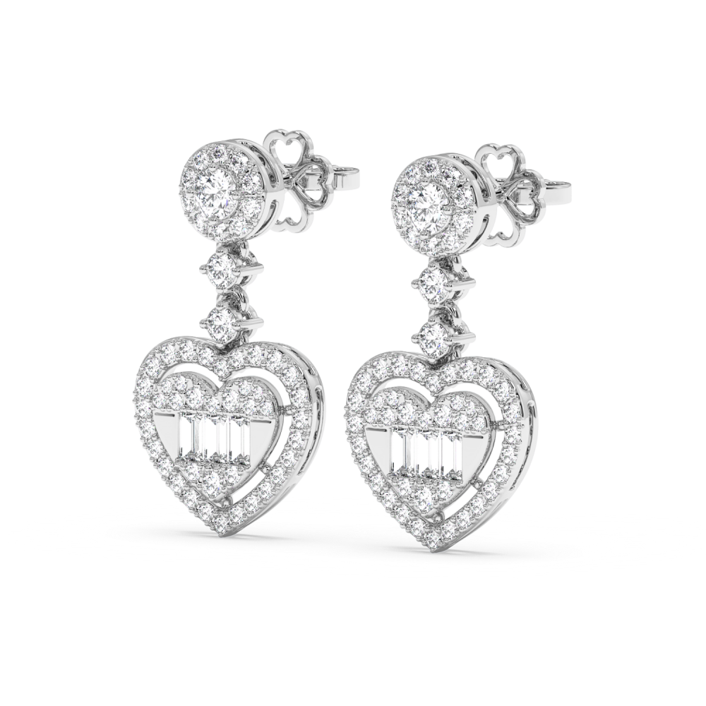 Cercei cu Diamante de 1.29ct