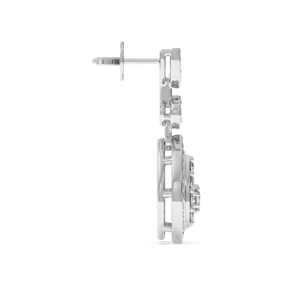 Cercei cu diamante de 1.04 ct