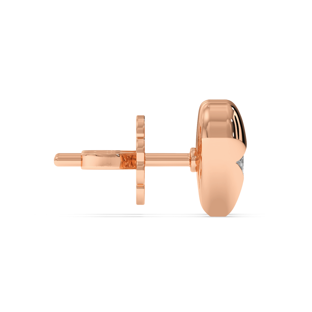 Cercei Heart cu Diamante de 0.19ct