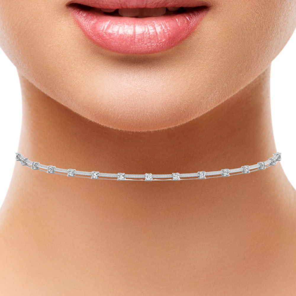 Choker cu Diamante de 1.65ct