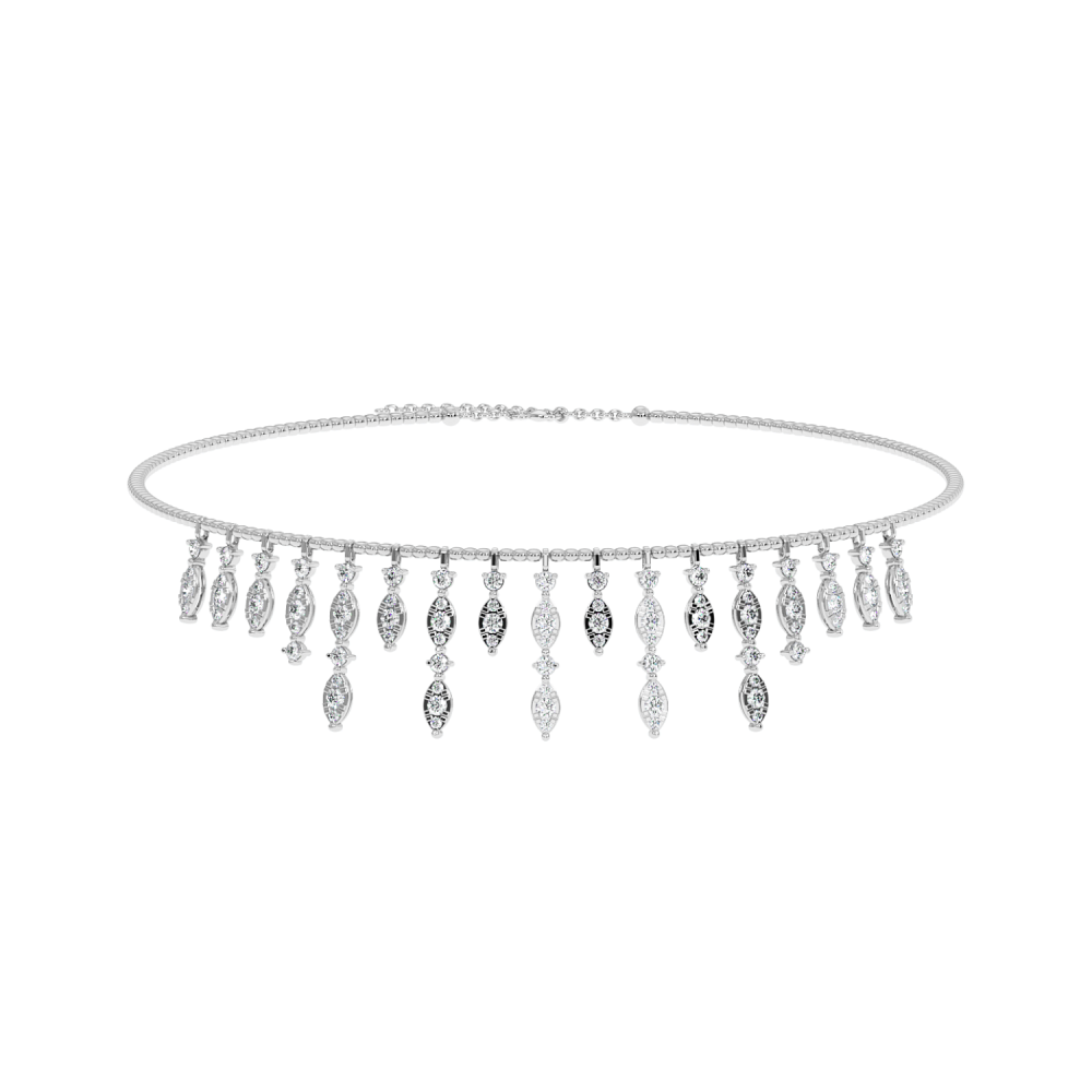 Choker cu Diamante de 5.47ct