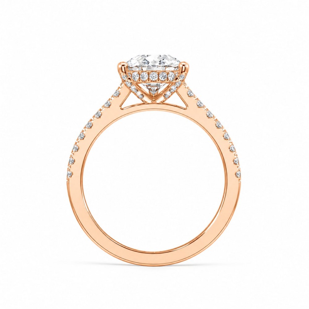 Inel cu Diamant Central de 1.98 ct si Diamante Laterale de 0.33 ct