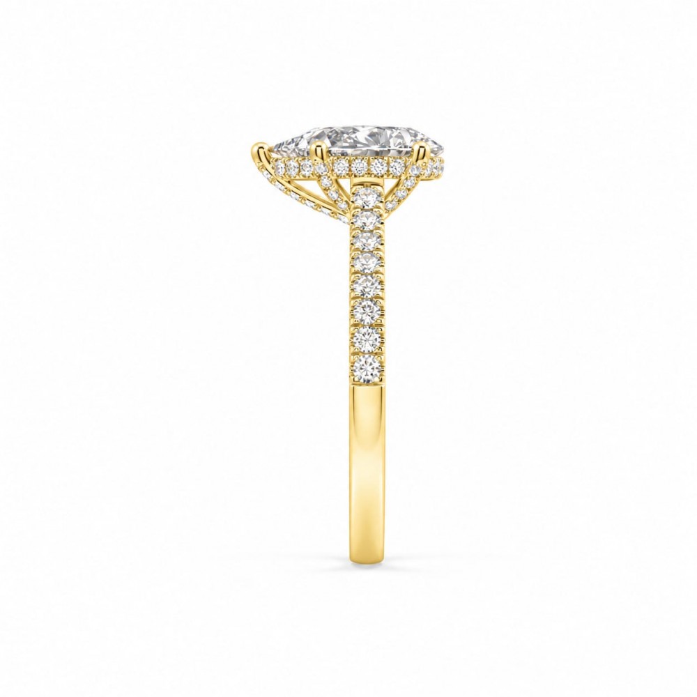 Inel cu Diamant Central de 1.98 ct si Diamante Laterale de 0.33 ct