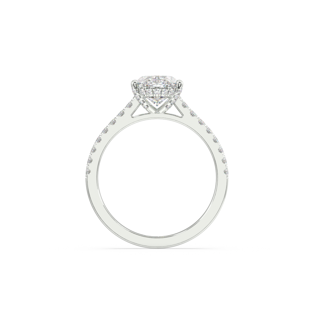 Inel cu Diamant Central de 2.05 ct si Diamante Laterale de 0.31 ct