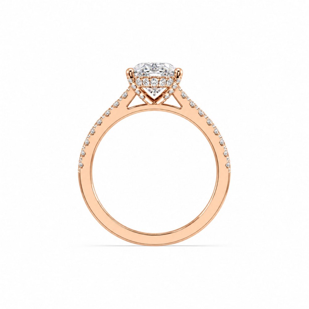 Inel cu Diamant Central de 2.05 ct si Diamante Laterale de 0.31 ct