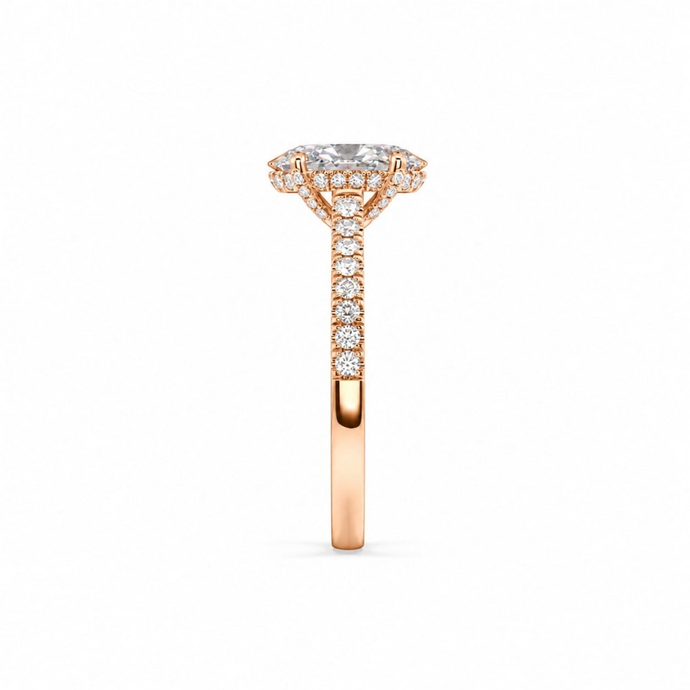 Inel cu Diamant Central de 2.05 ct si Diamante Laterale de 0.31 ct