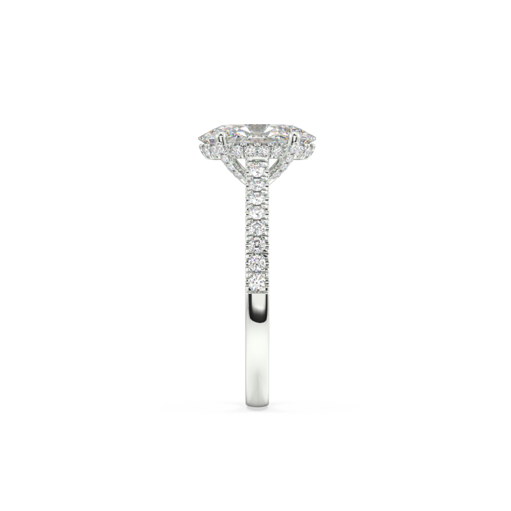 Inel cu Diamant Central de 2.05 ct si Diamante Laterale de 0.31 ct