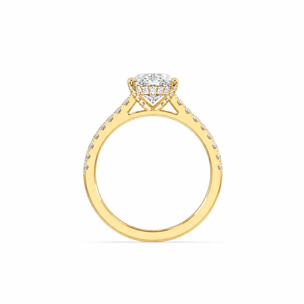 Inel cu Diamant Central de 2.05 ct si Diamante Laterale de 0.31 ct