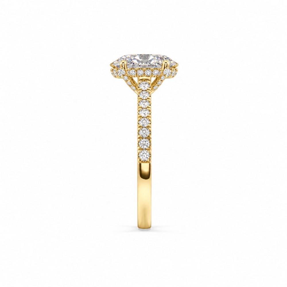 Inel cu Diamant Central de 2.05 ct si Diamante Laterale de 0.31 ct