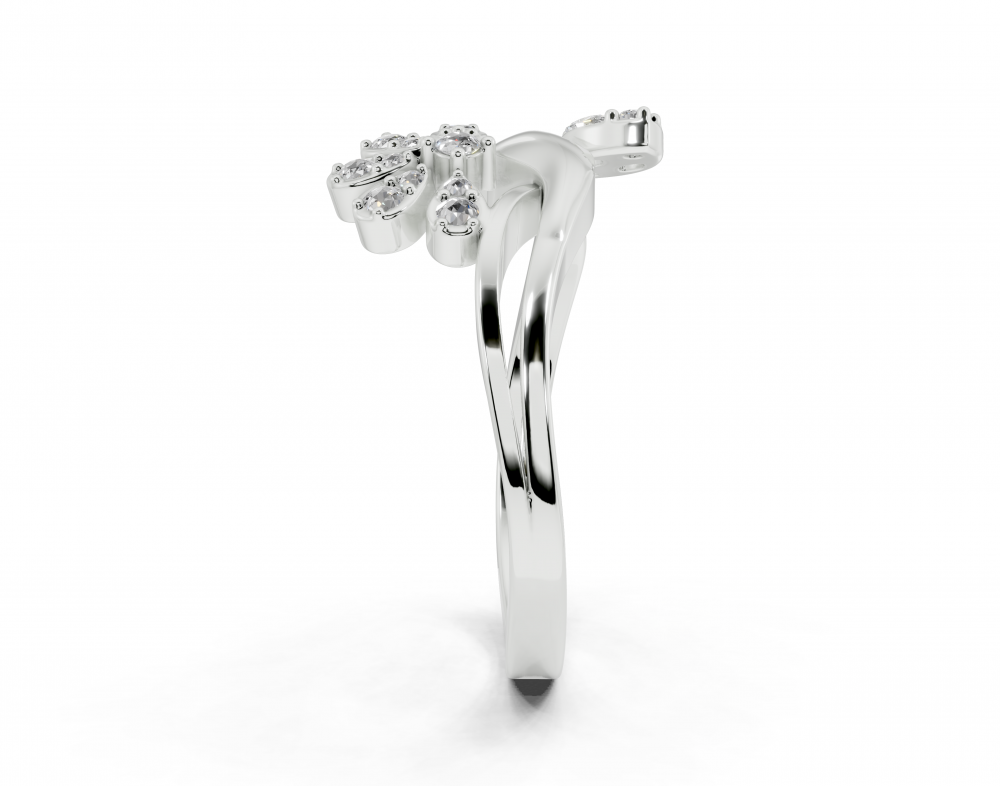 Inel cu Diamante de 0.10 ct