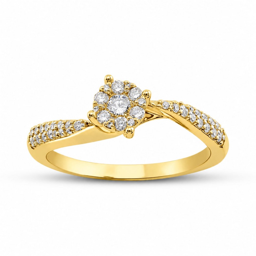 Inel cu Diamante de 0.35 ct