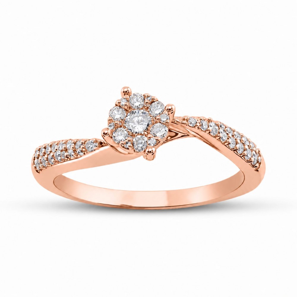Inel cu Diamante de 0.35 ct