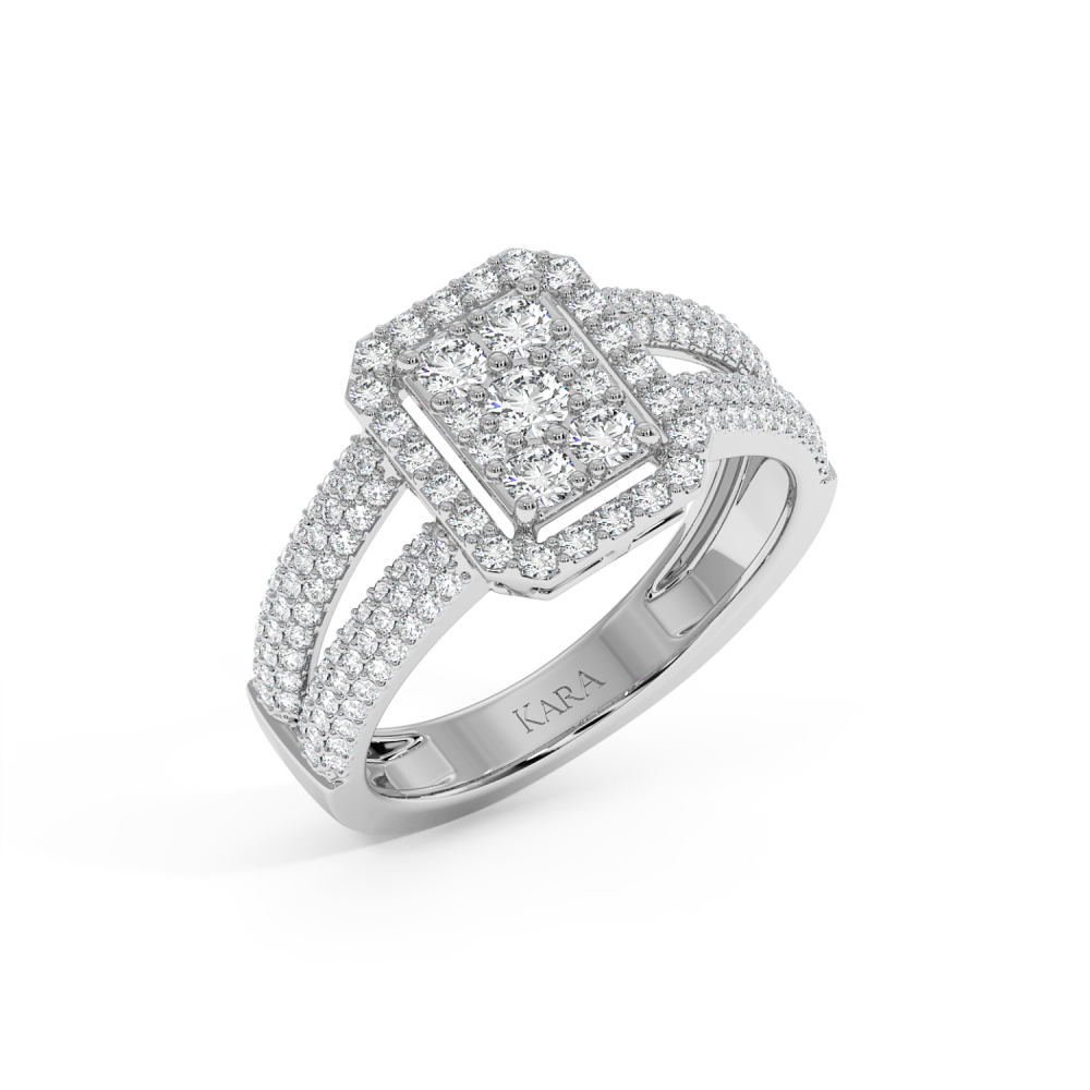 Inel cu Diamante de 1ct