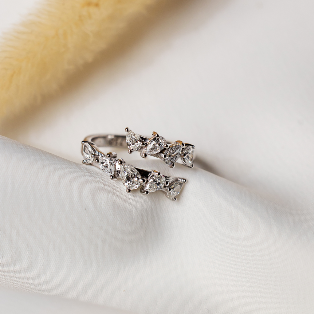 Inel cu Diamante Pear de 1.23 ct