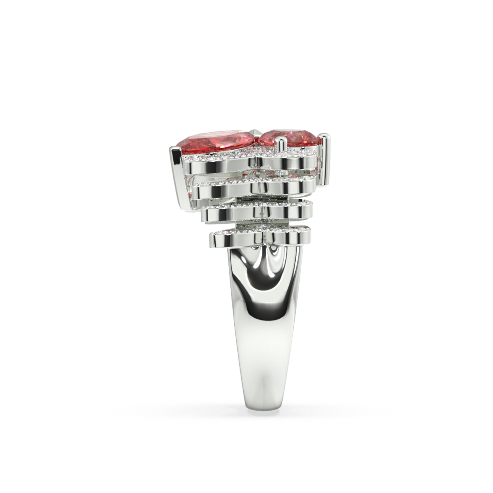 Inel cu Rubine de 2.24 ct si Diamante de 0.27ct