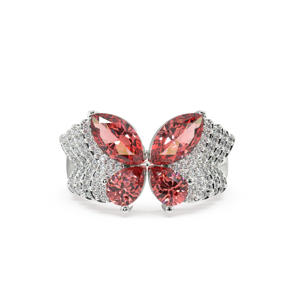 Inel cu Rubine de 2.24 ct si Diamante de 0.27ct
