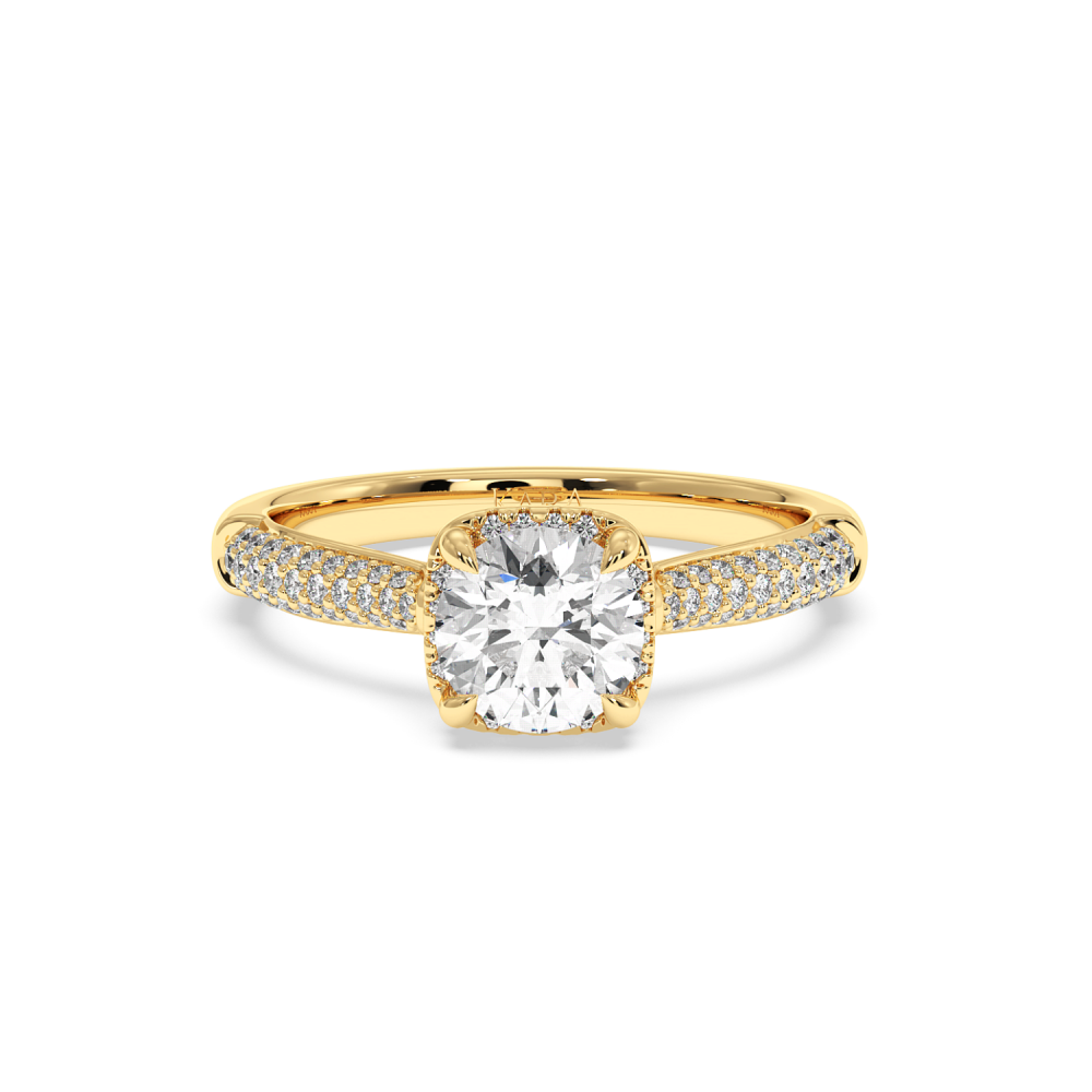 Inel de logodna cu Diamant central de 0.32 ct si diamante laterale de 0.43 ct