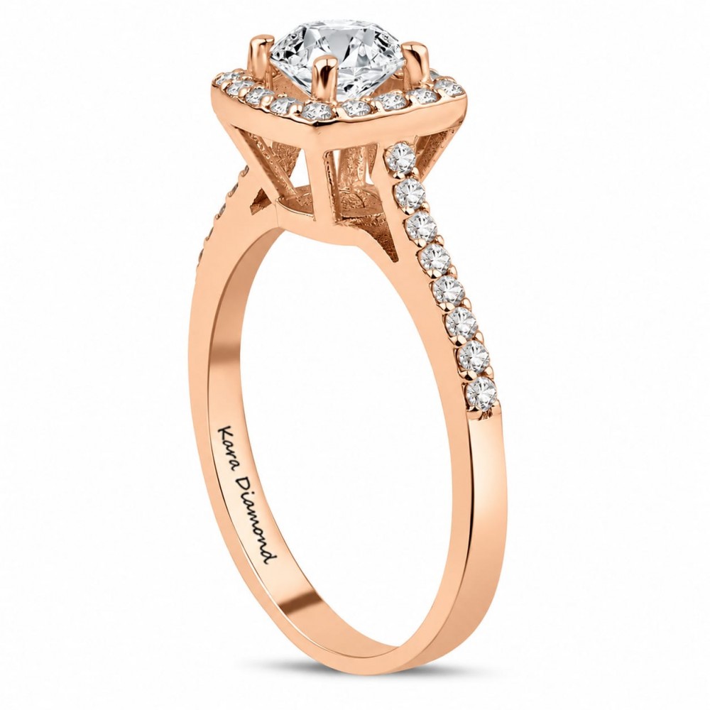 Inel de logodna cu diamant central de 0.70 ct si diamante laterale de 0.35 ct