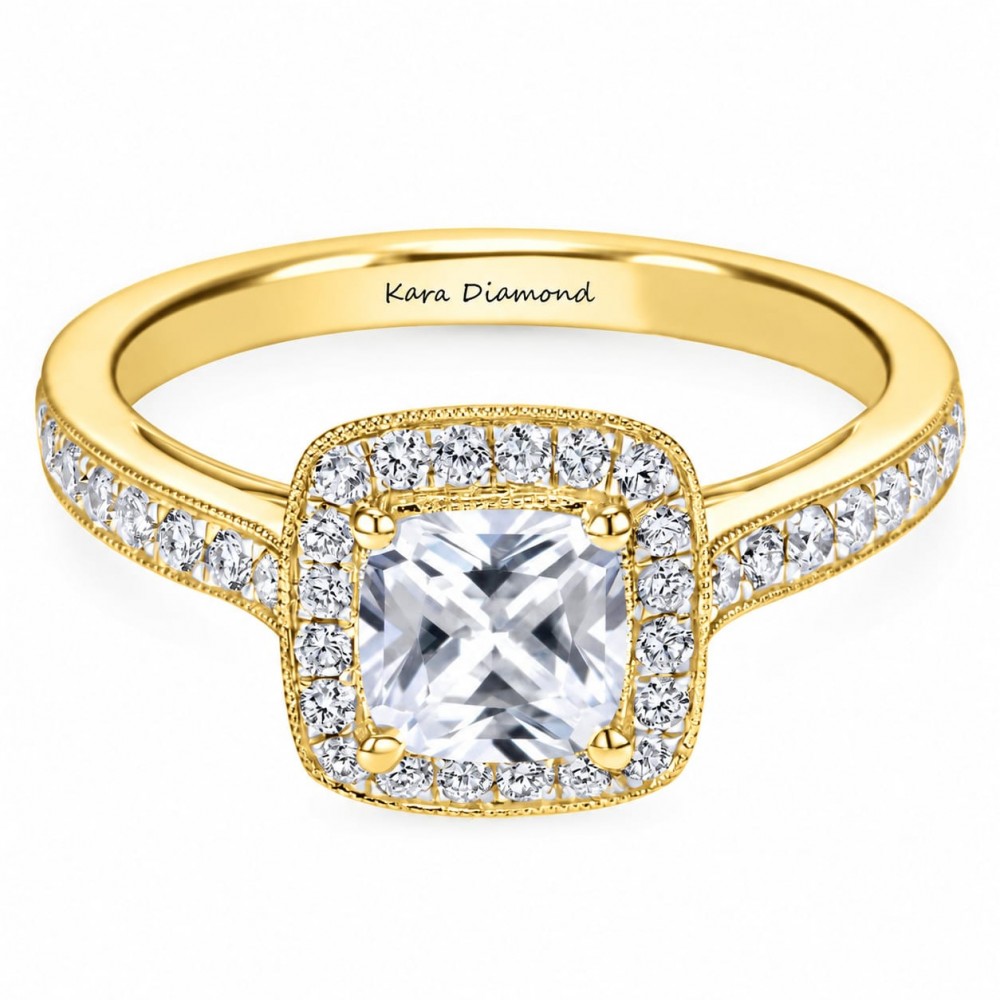 Inel de logodna cu diamant central de 0.70 ct si diamante laterale de 0.40 ct