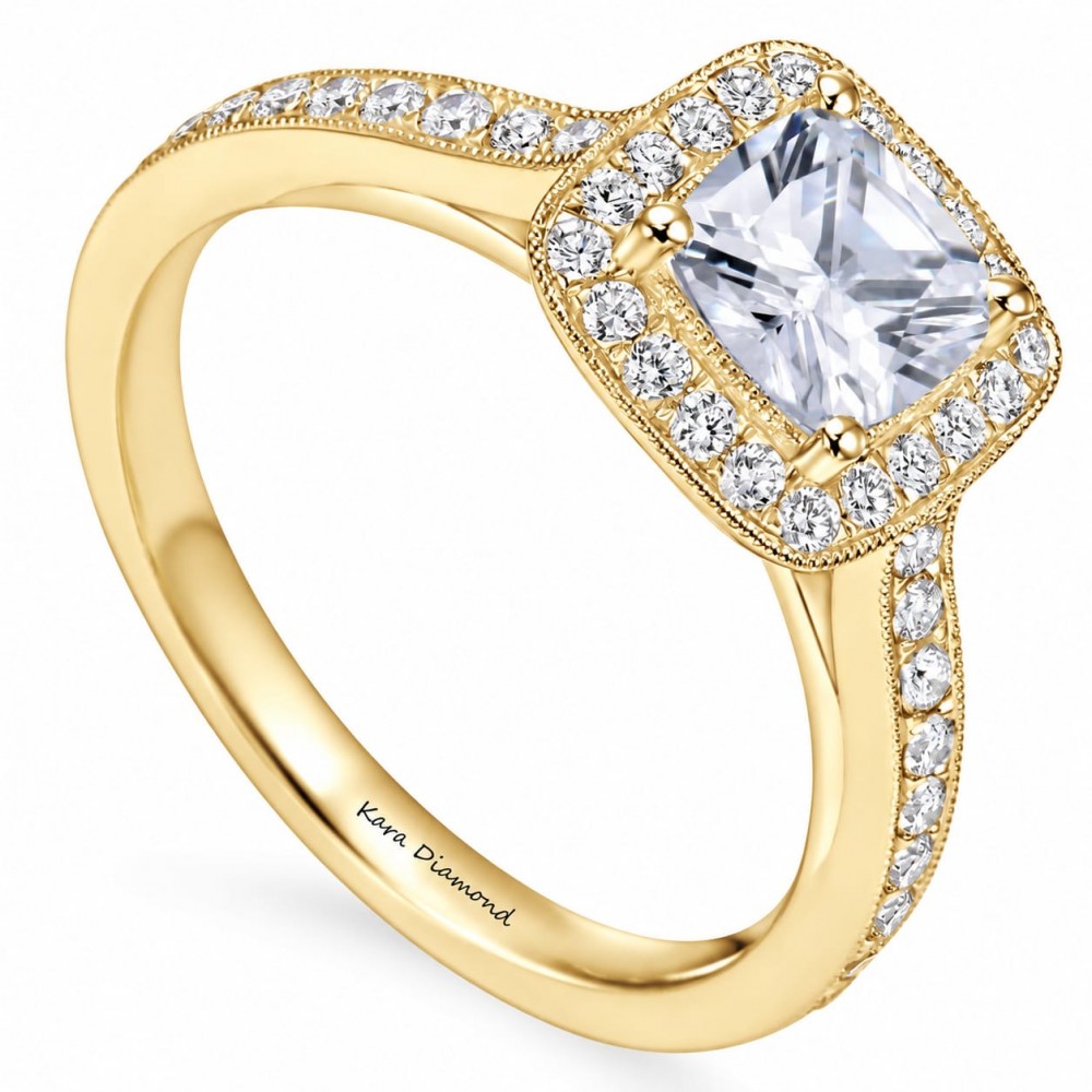 Inel de logodna cu diamant central de 0.70 ct si diamante laterale de 0.40 ct