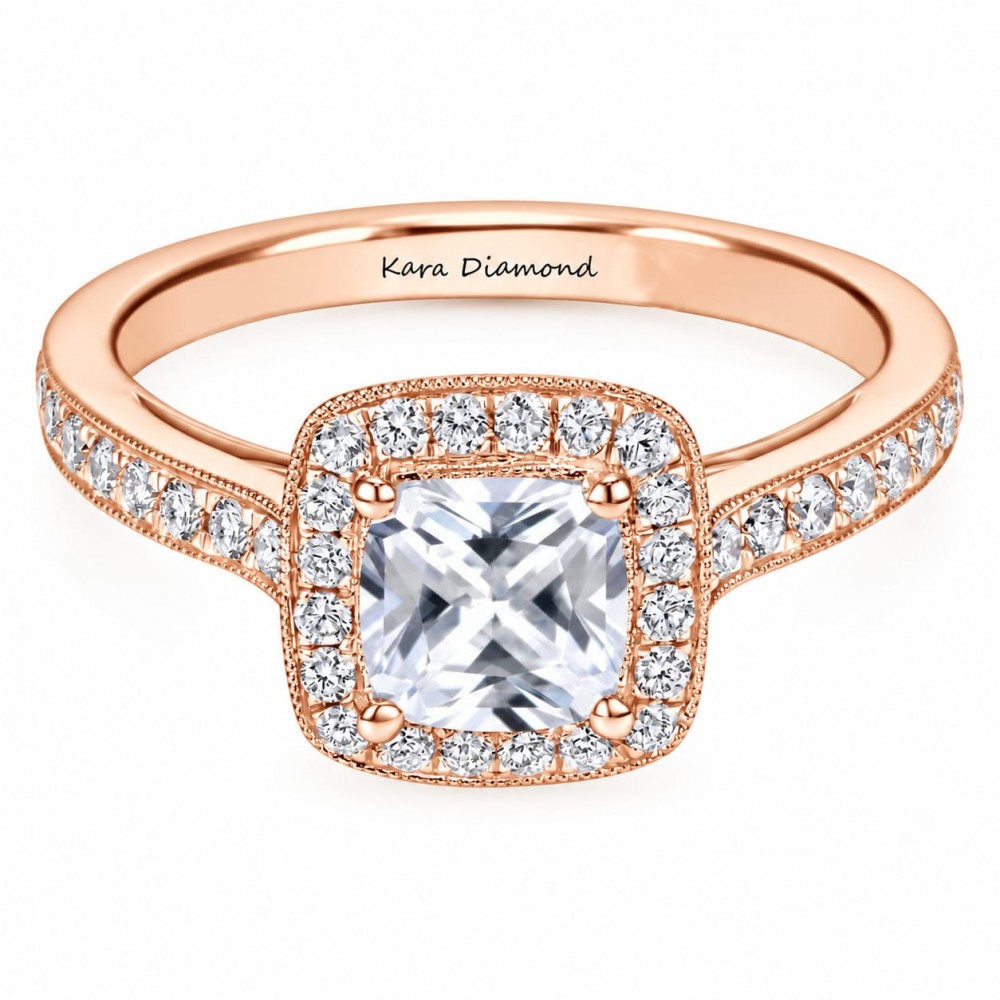 Inel de logodna cu diamant central de 0.70 ct si diamante laterale de 0.40 ct