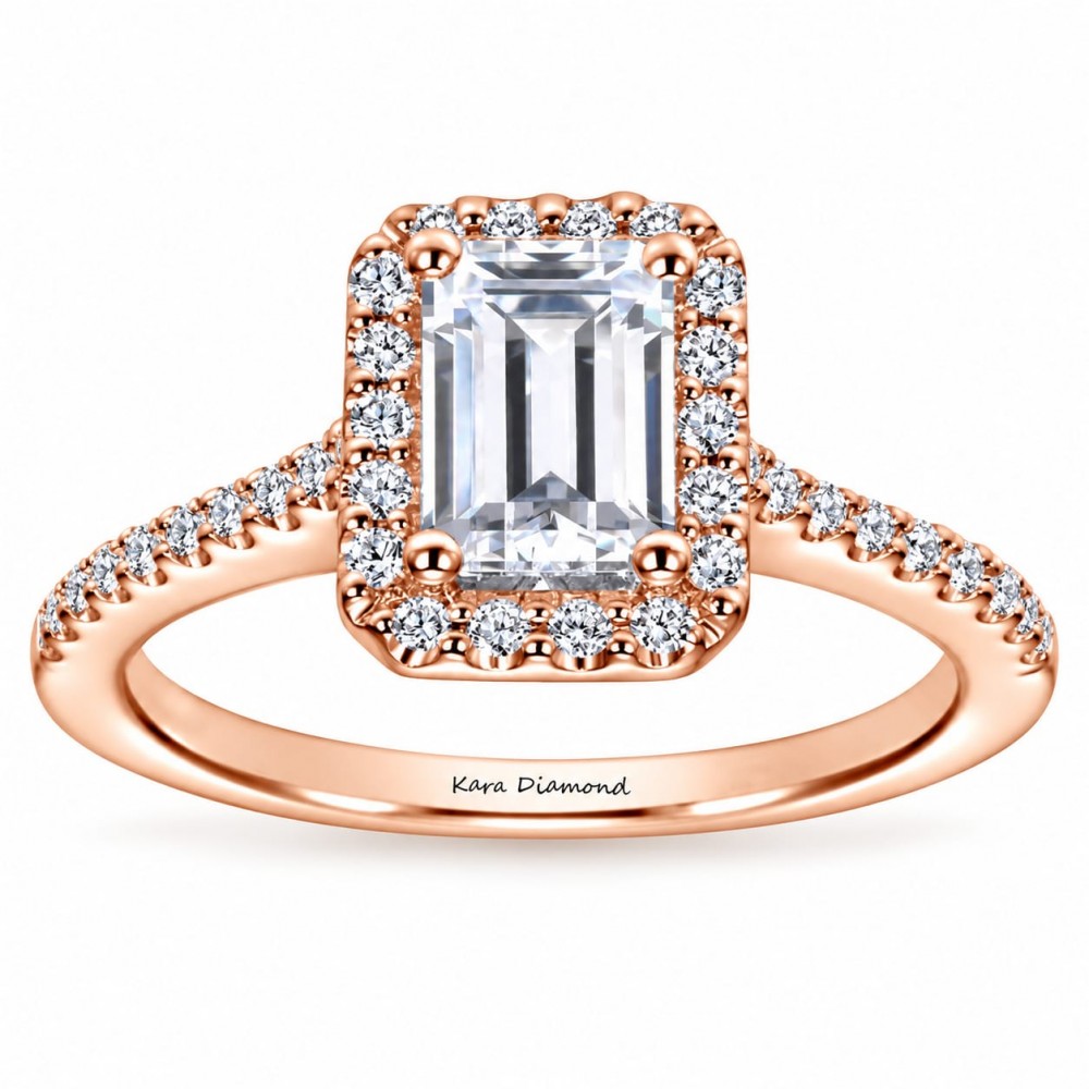 Inel de logodna cu diamant central de 0.70 ct si diamante laterale de 0.40 ct