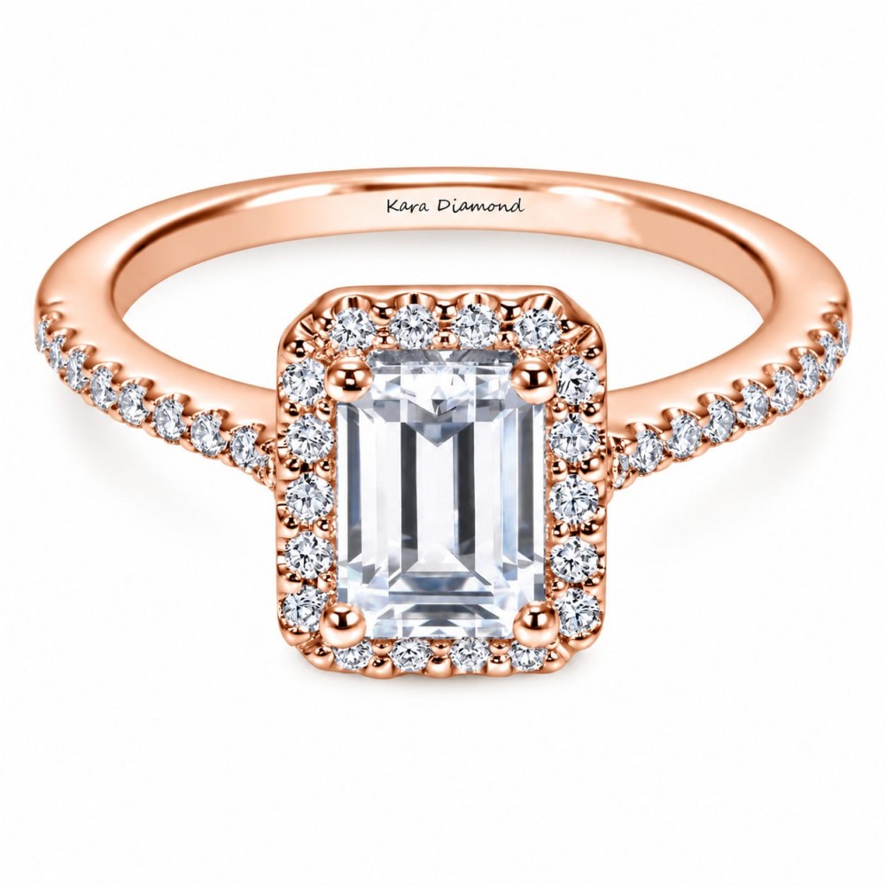 Inel de logodna cu diamant central de 0.70 ct si diamante laterale de 0.40 ct