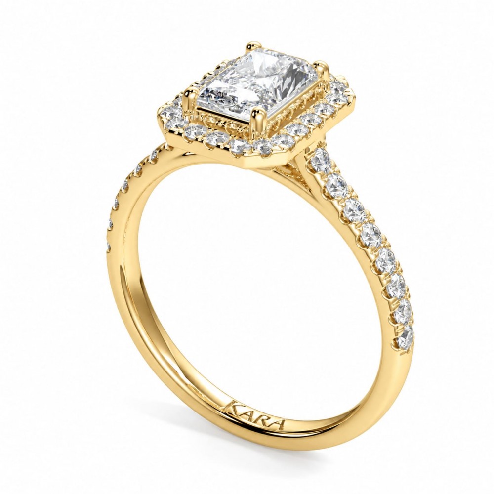 Inel de logodna cu Diamant central de 1.50 ct si diamante laterale de 0.24 ct