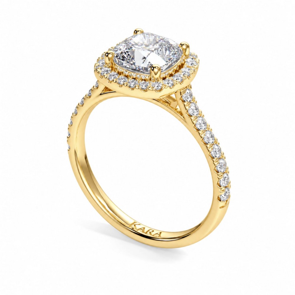 Inel de logodna cu Diamant central de 1.50 ct si diamante laterale de 0.26 ct
