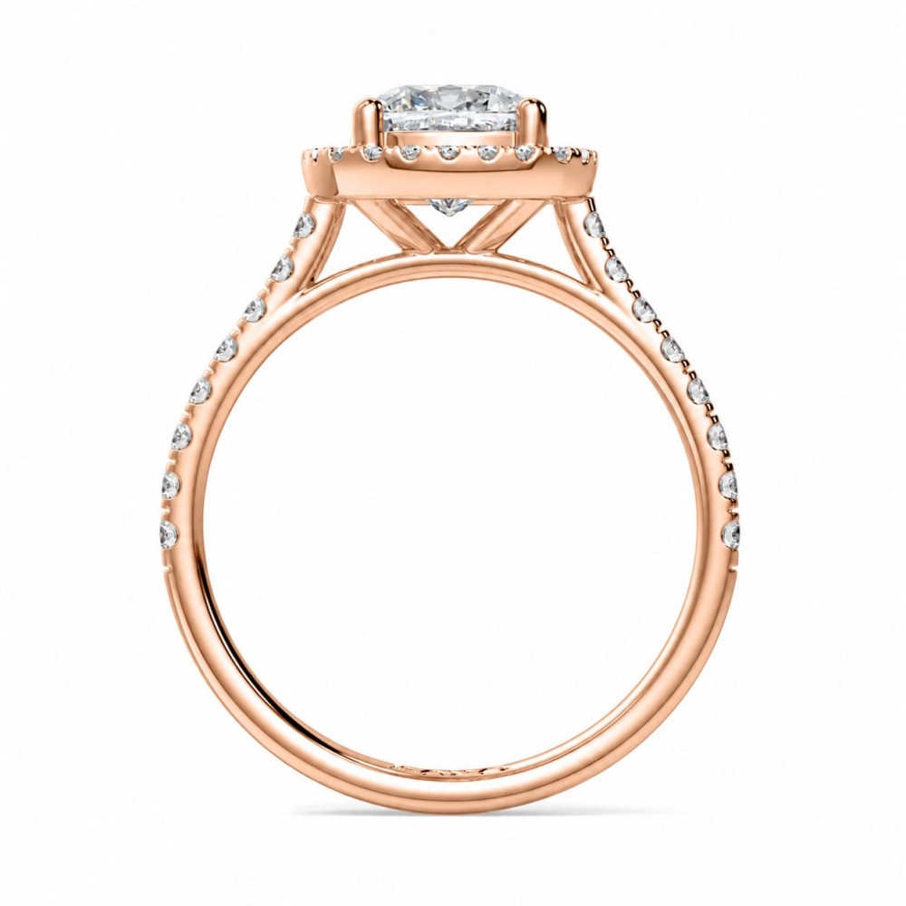 Inel de logodna cu Diamant central de 1.50 ct si diamante laterale de 0.26 ct