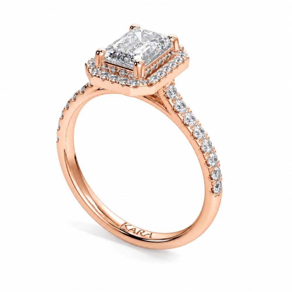Inel de logodna cu Diamant central de 2.00 ct si diamante laterale de 0.31 ct