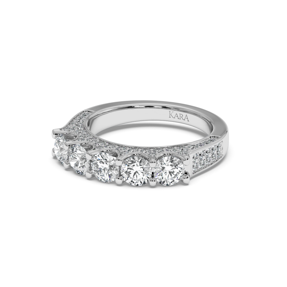 Inel Semi Eternity cu Diamante de 1.89ct