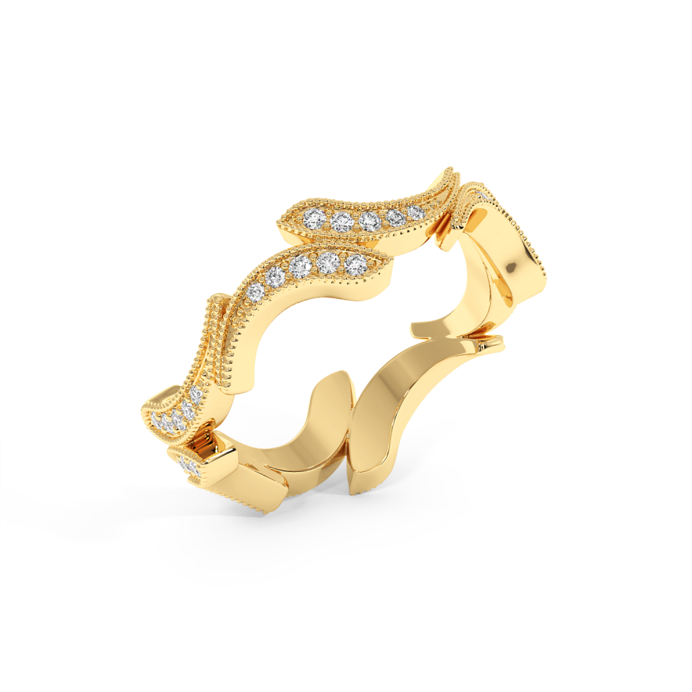 Inel Verigheta cu Diamante de 0.29 ct