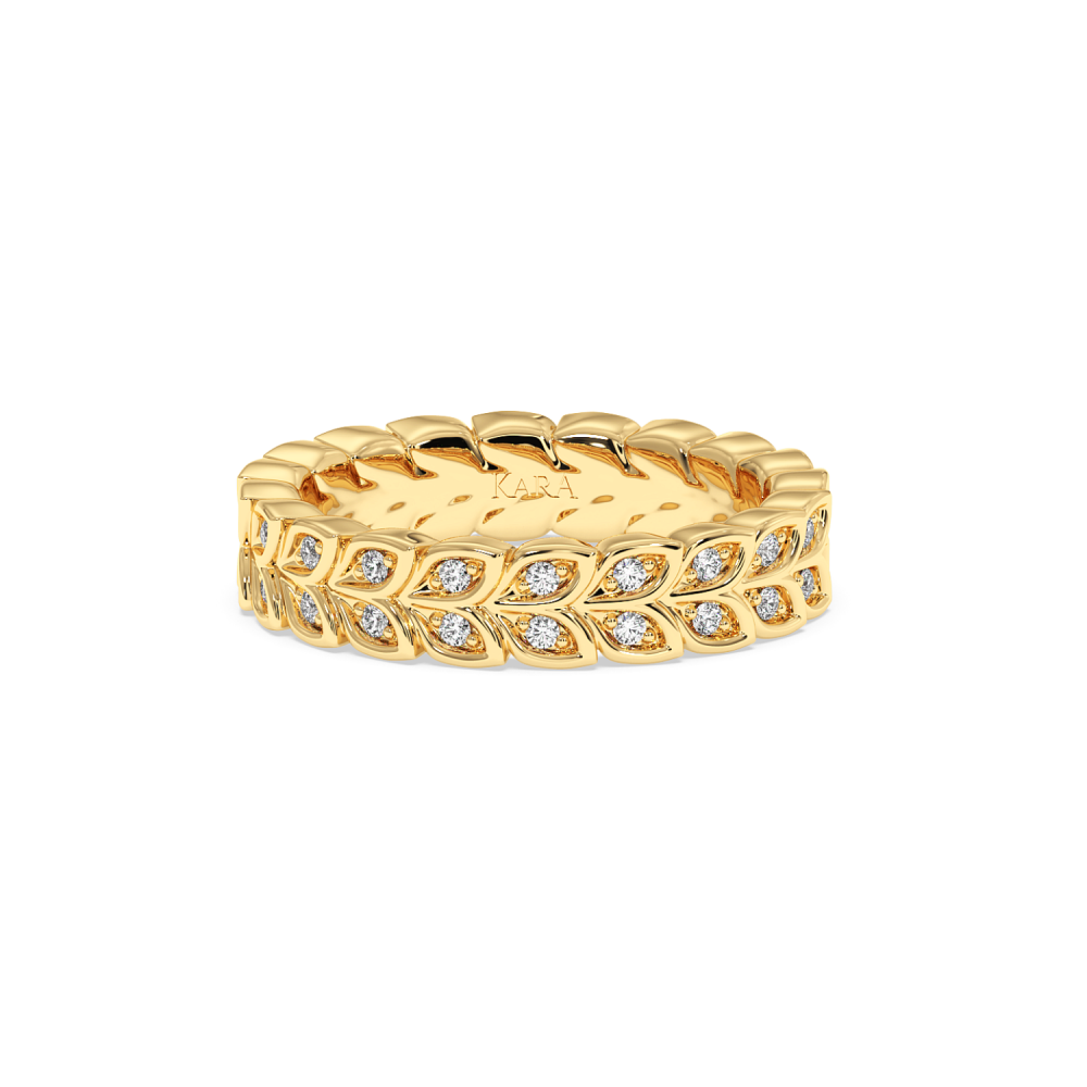 Inel Verigheta Eternity cu Diamante de 0.26ct