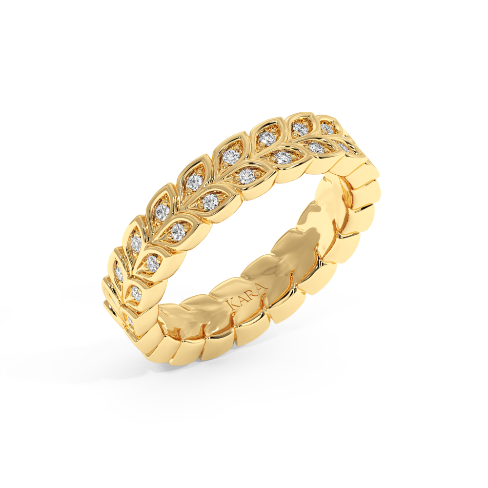 Inel Verigheta Eternity cu Diamante de 0.26ct