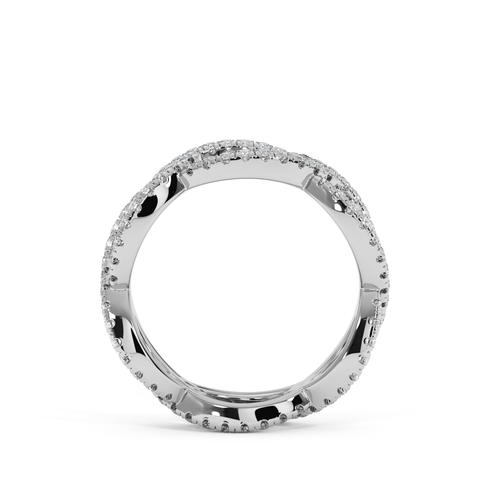 Inel Verigheta Eternity cu Diamante de 0.96ct