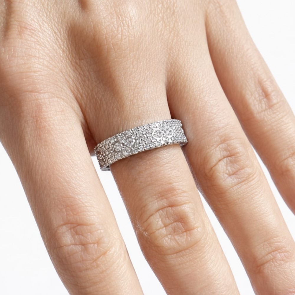 Inel/Verigheta Eternity cu Diamante de 1.62 ct